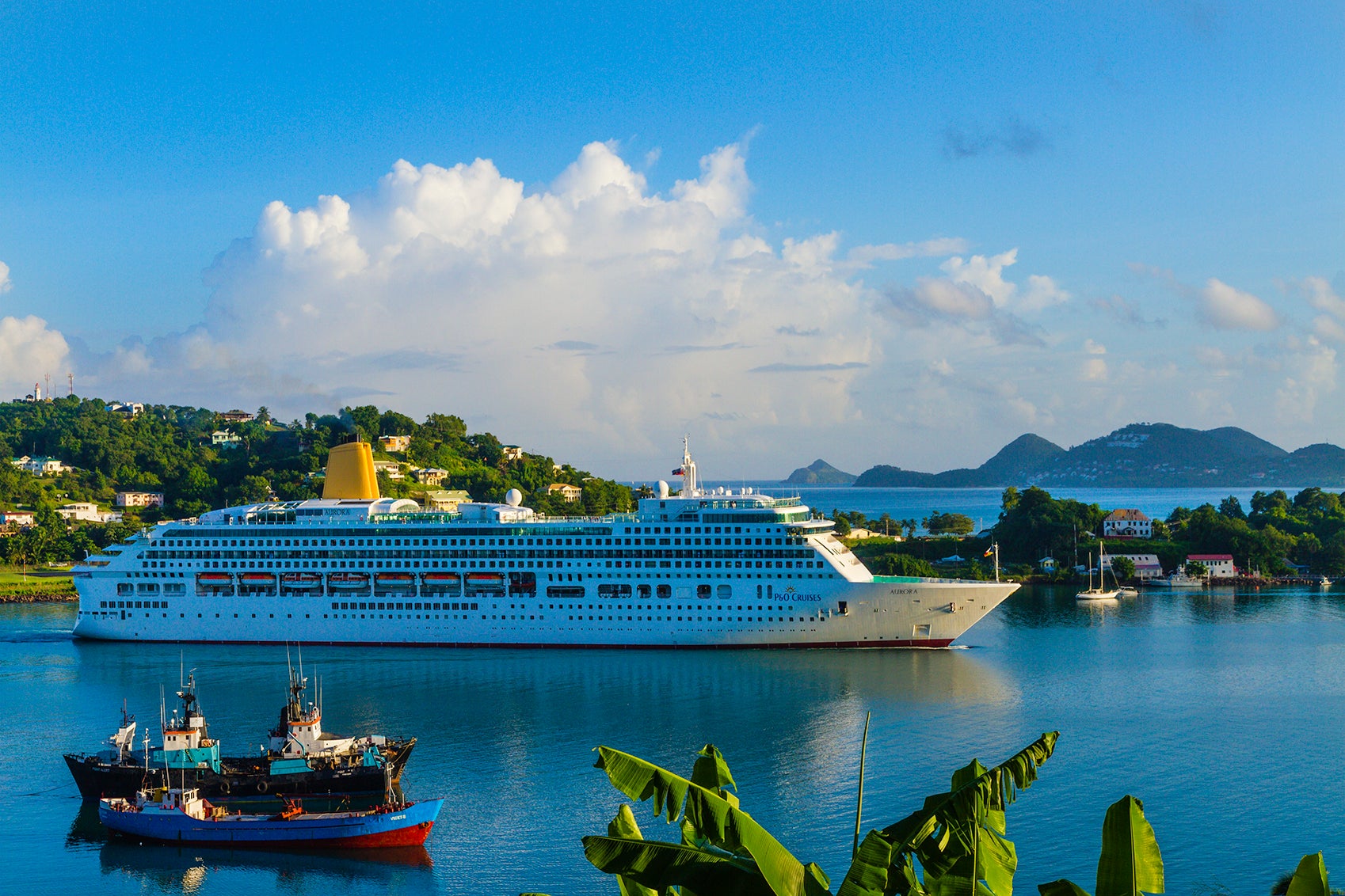 Travel to Tortola, Basseterre and Fort de France with P&O Cruises