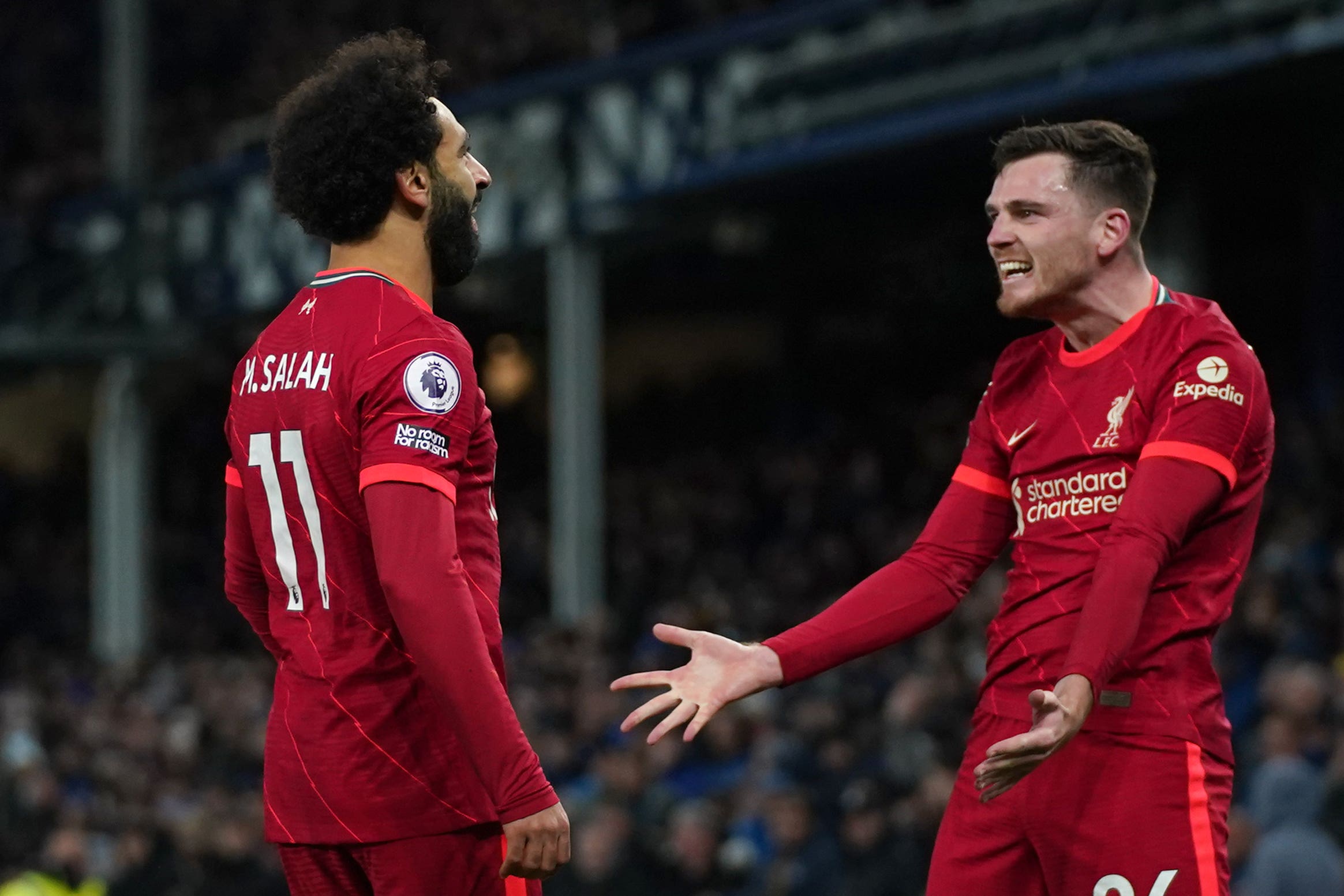 Liverpool defender Andy Robertson has hailed “ultimate professional” team-mate Mohamed Salah (Peter Byrne/PA)