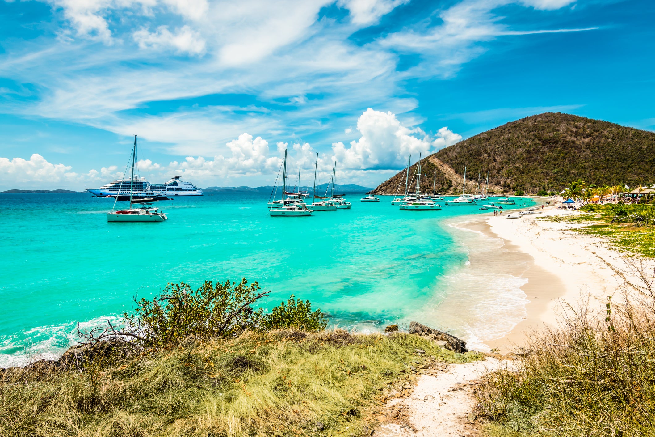 Sail to the beat of the 1980s as you travel to Jost Van Dyke