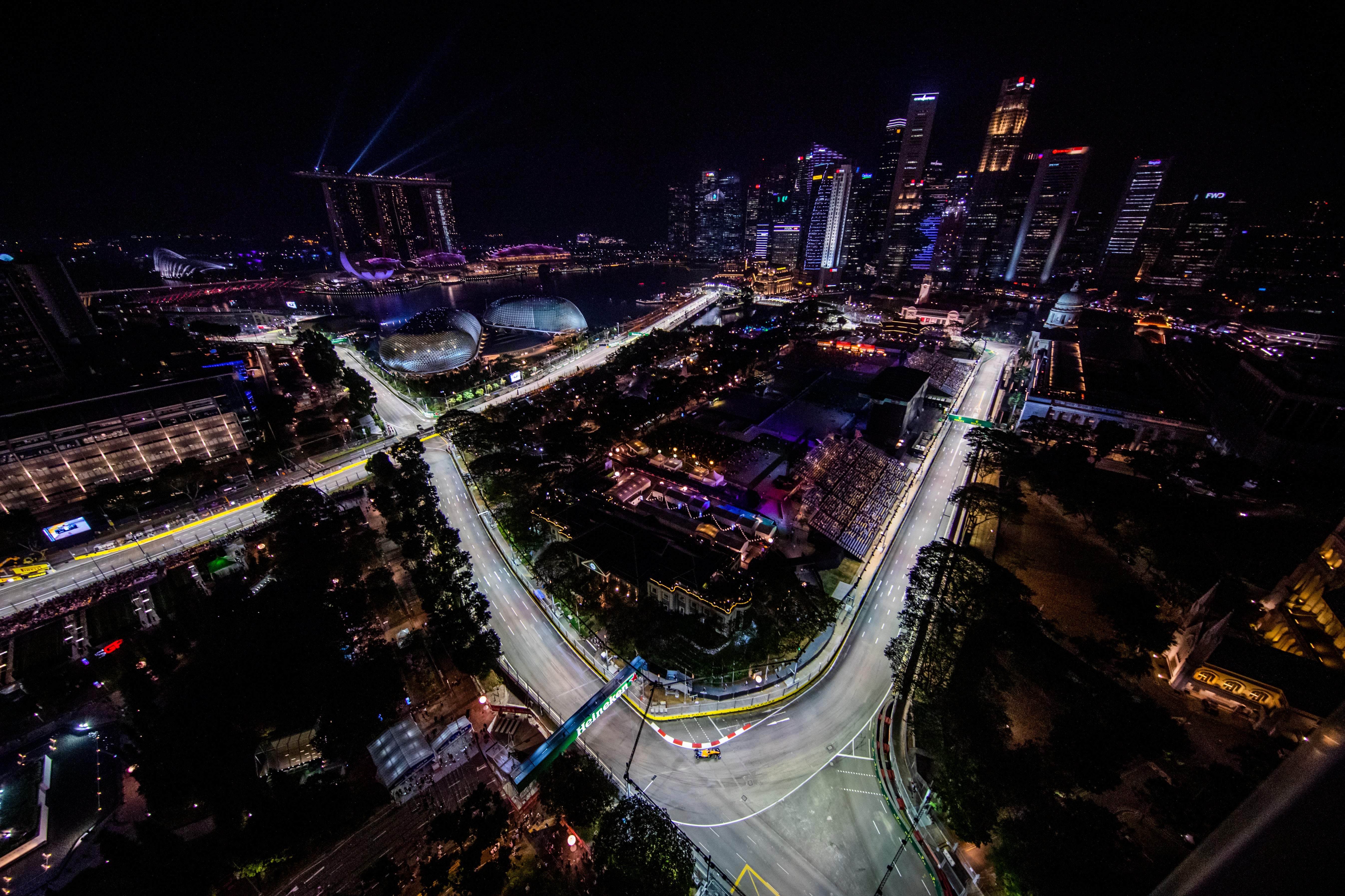 The Marina Bay Street Circuit is home to Formula 1’s original ‘night race’