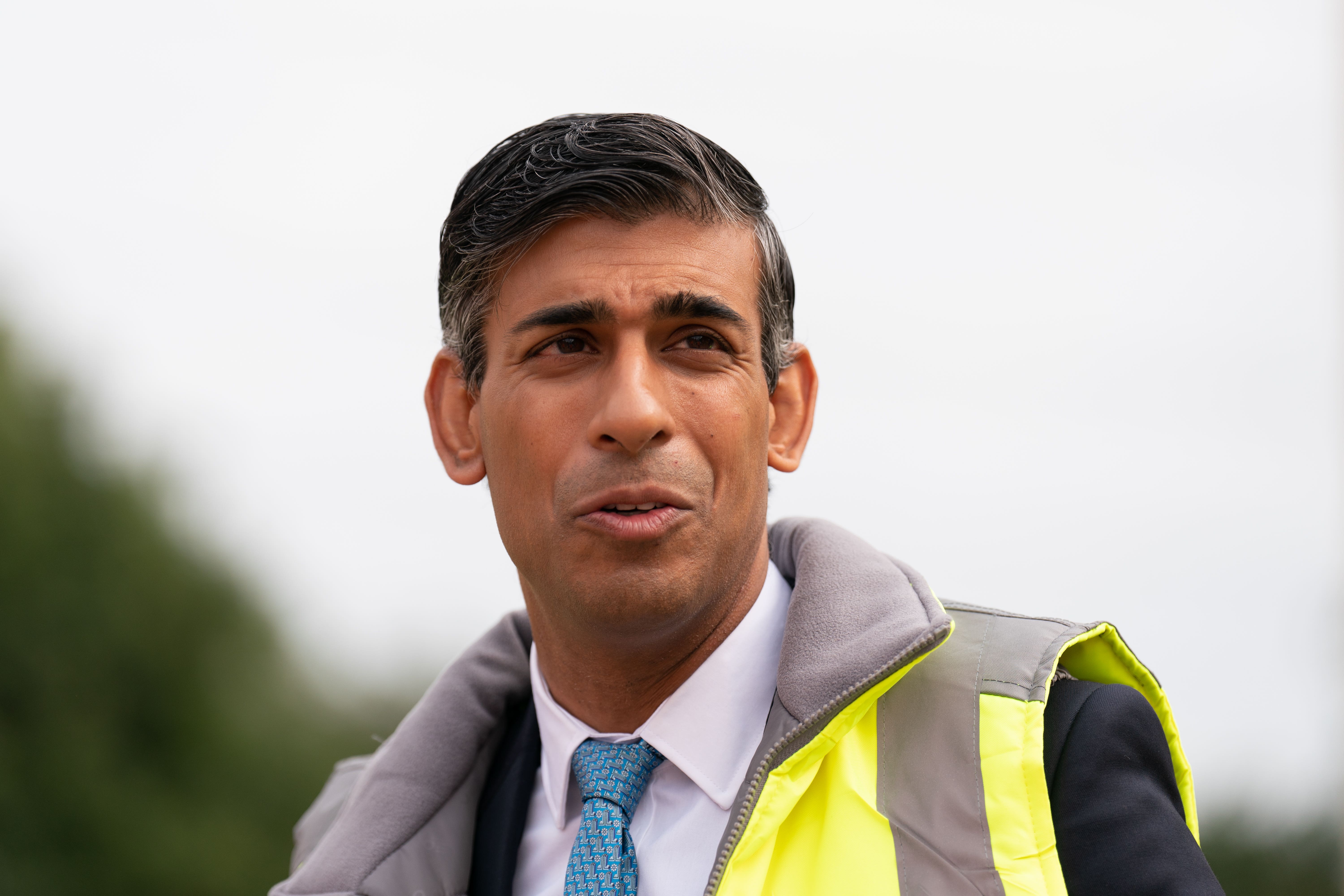 Rishi Sunak has denied claims he cut plans to build more new schools during his time as chancellor (Joe Giddens/PA)