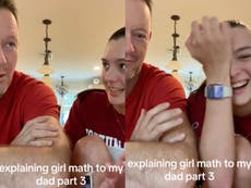 Teenager attempts to explain ‘girl math’ to her father: ‘Money in my app, it’s free’