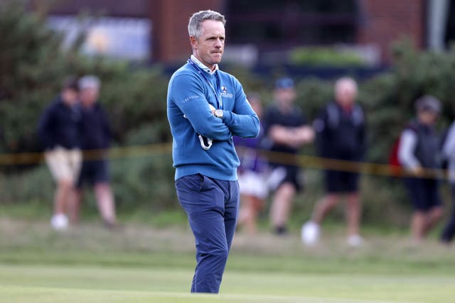 Luke Donald has named his wild cards (Richard Sellers/PA)