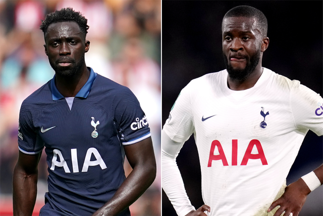 Davinson Sanchez and Tanguy Ndombele (Nick Potts/John Walton/PA)