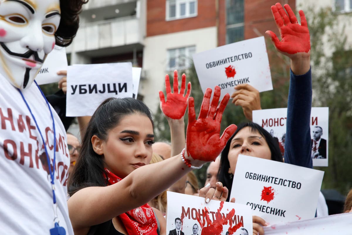 Thousands march in North Macedonia over claims cancer hospital staff