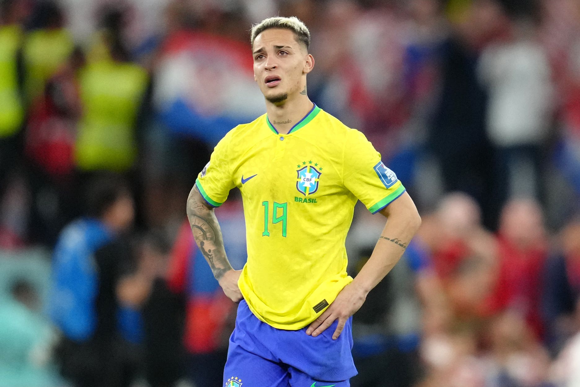 Brazil international Antony has denied the allegations (Nick Potts/PA)