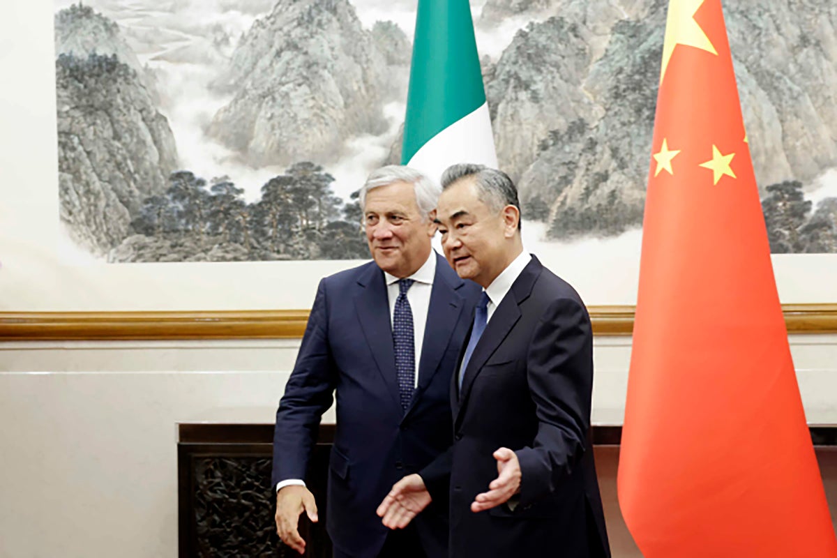 China touts its Belt and Road Initiative to Italy that could end deal