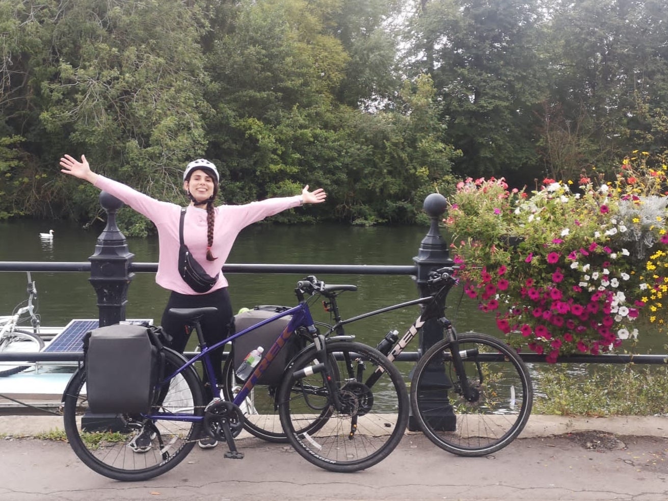 Even a cycle along the Thames can be an adventure