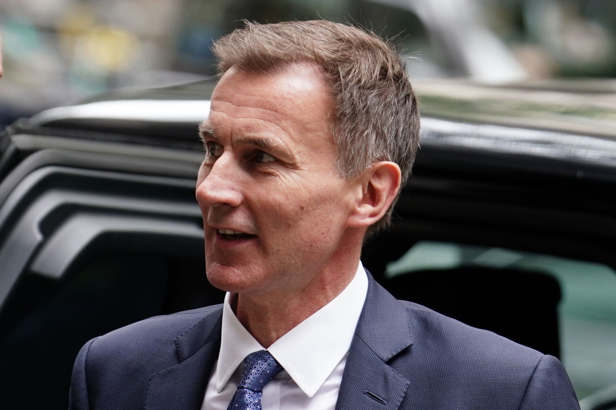 Jeremy Hunt has faced pressure from some Tory MPs to cut taxes ahead of the next general election (Jordan Pettitt/PA)