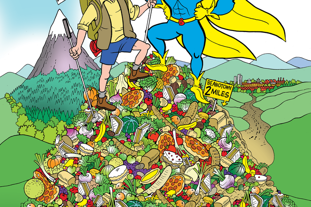 <p>Bananaman is joined by a new sidekick, adventurer Ben Fogle, who appears in Beano-like form </p>