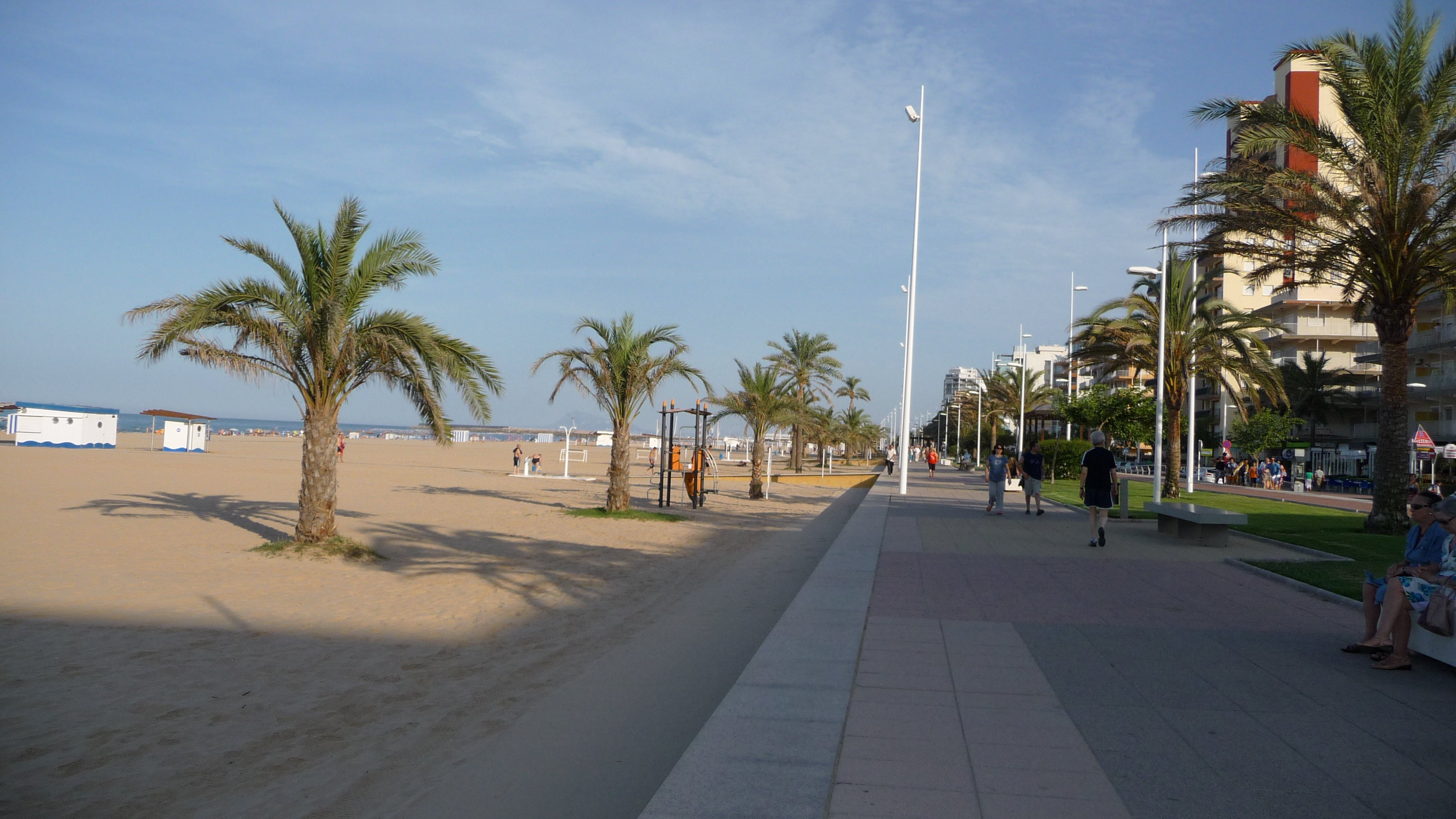 The body parts washed up on Gandia Beach, south of Valencia (file photo)