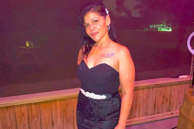 <p>Trinidad Hernandez, 50, was driving her three grandchildren when a teenage driver hit her car, resulting in a fatal crash</p>