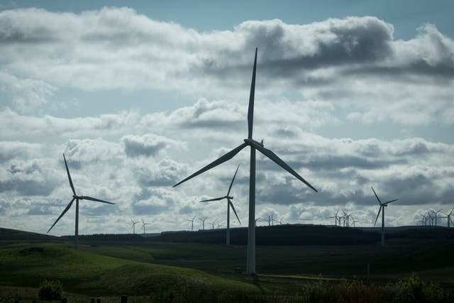 Planning rules are set to be relaxed for onshore wind farms, though energy campaigners say they do not go far enough (Danny Lawson/PA)