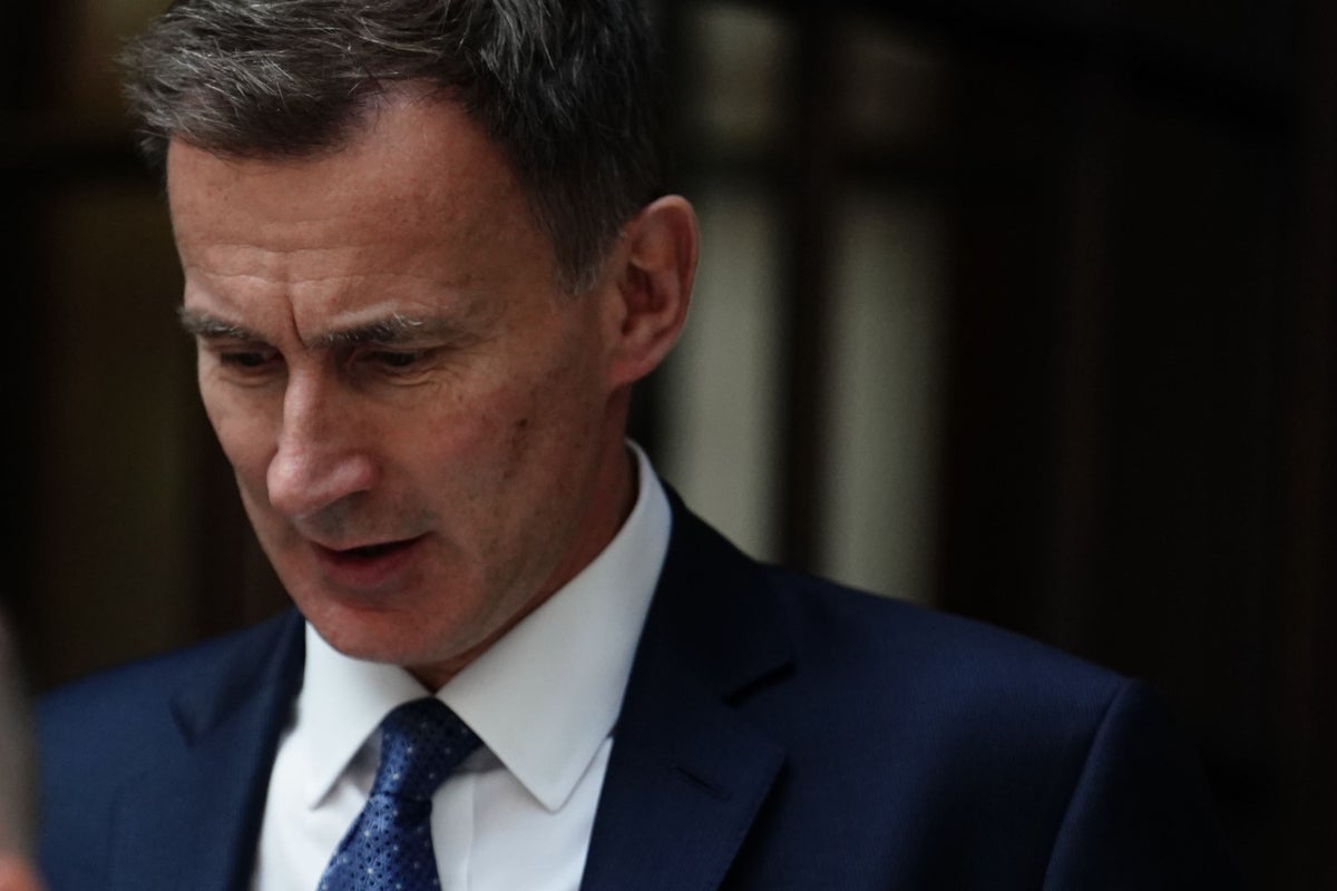 Tory row brews as Hunt considers squeezing benefits to fund tax cuts