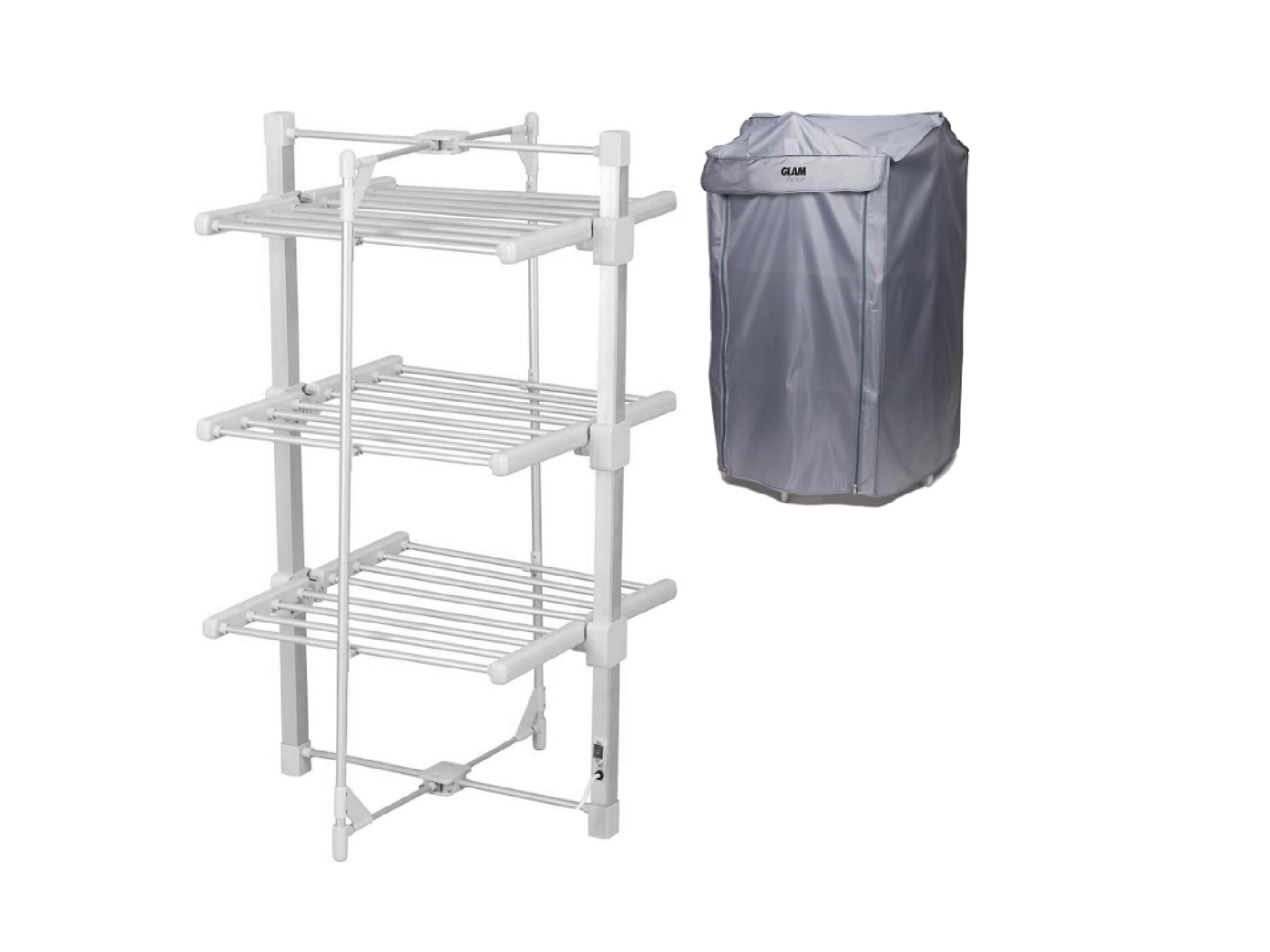Glamhaus heated airer with wings