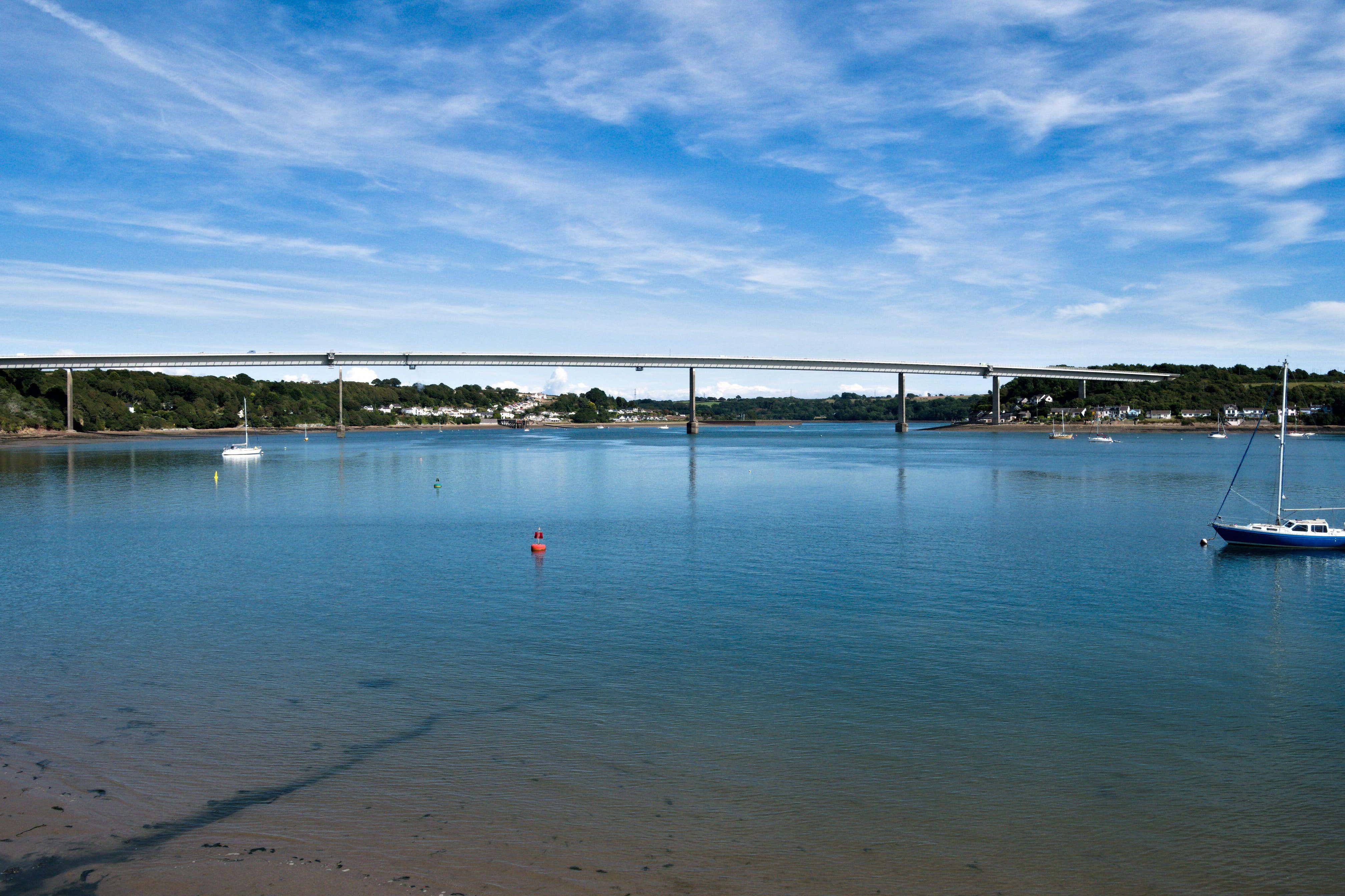 The accident happened on the Cleddau Bridge in Pembrokeshire (Alamy/PA)