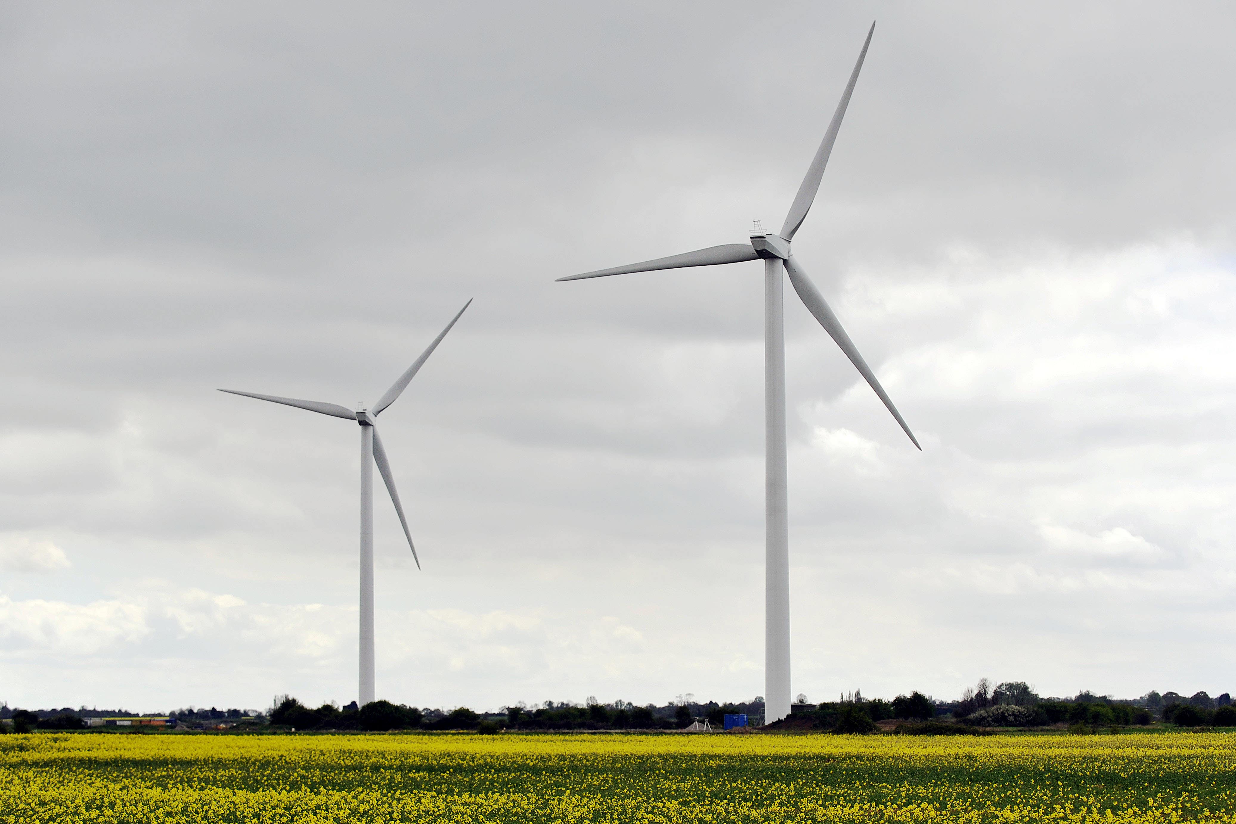The Government has announced plans to help supportive communities take forward onshore wind projects (Nicholas T Ansell/PA)