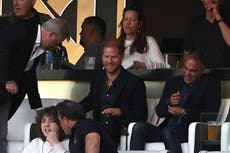 Prince Harry appears to walk past Brooklyn Beckham and Nicola Peltz at Inter Miami game amid feud rumours
