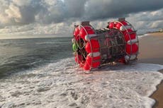 Florida man arrested for trying to cross Atlantic in human-powered hamster wheel