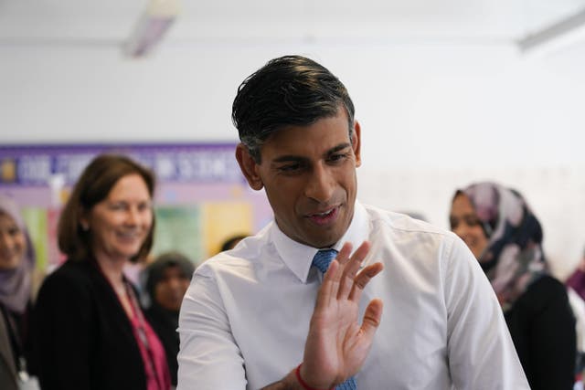 Labour is demanding to see papers linked to what Prime Minister Rishi Sunak was told about the schools concrete crisis (Alberto Pezzali/PA)