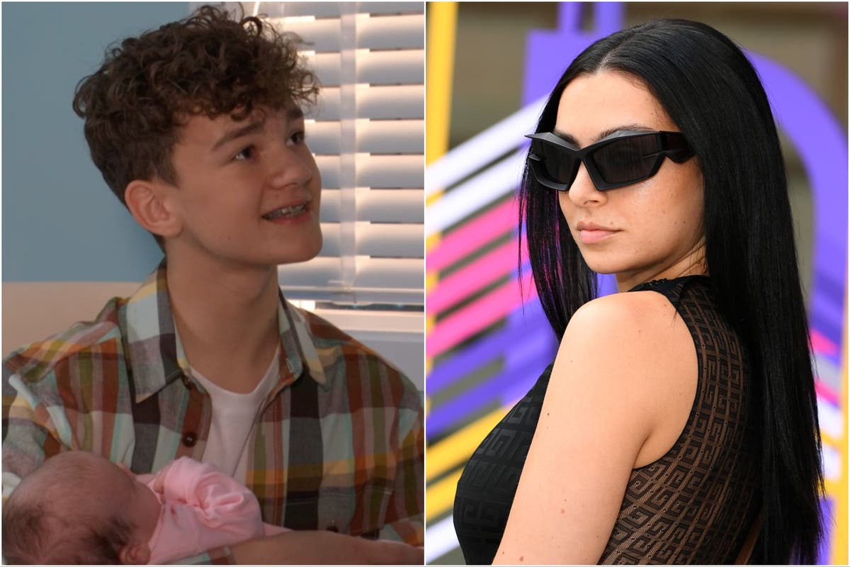 Charli XCX reacts to EastEnders’ Lily Slater naming baby after her in ‘iconic’ viral scene