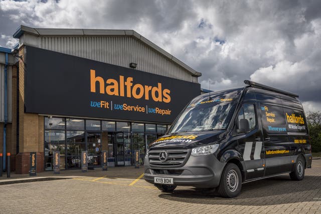 Retailer Halfords has seen strong demand for motoring maintenance and servicing boost sales, but said retail trading was held back by unsettled summer weather and falling consumer confidence (Halfords/PA)