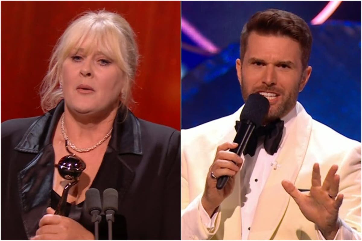 Joel Dommett shocked by Sarah Lancashire&rsquo;s &lsquo;real accent&rsquo; at NTAs