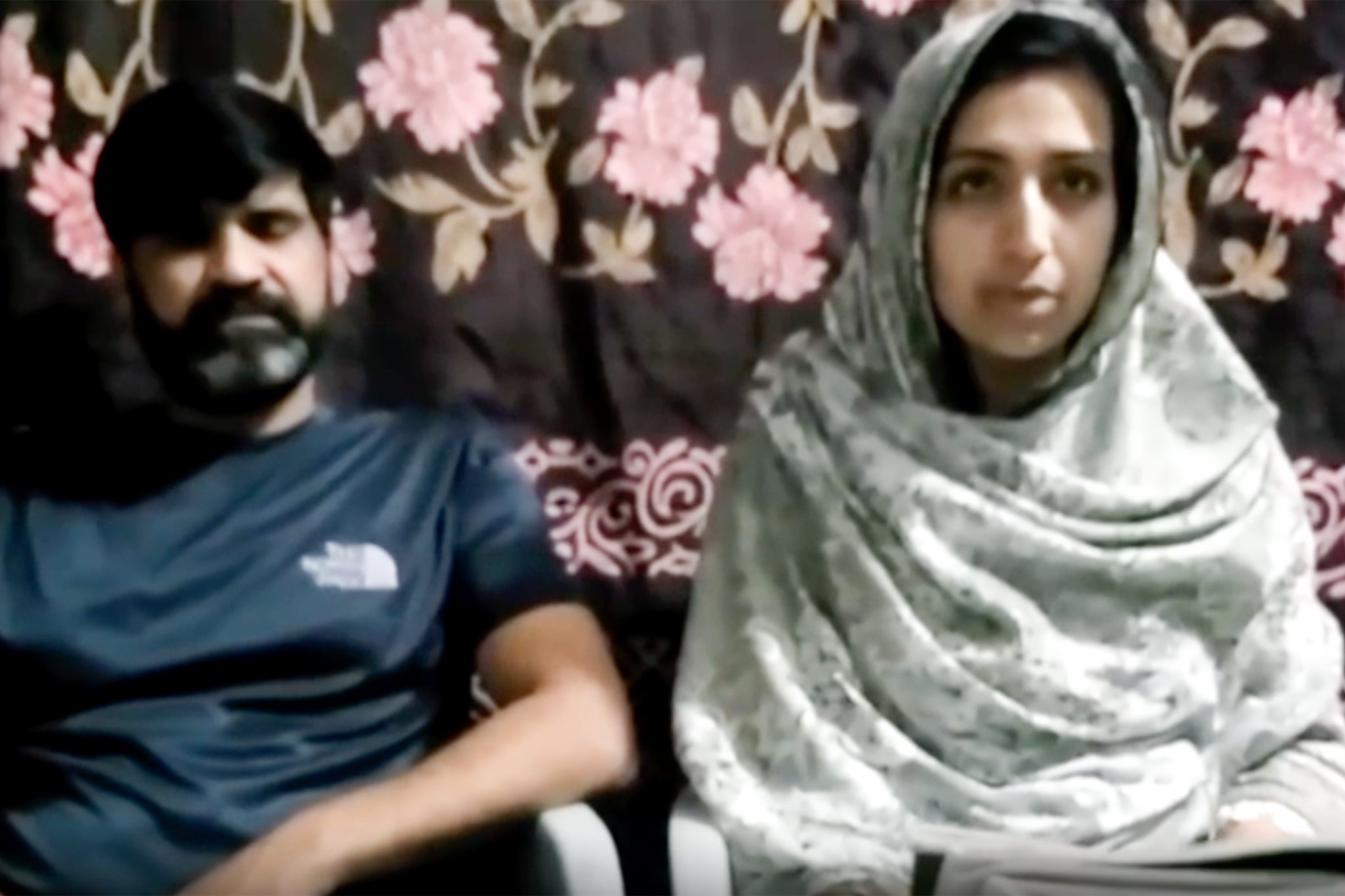 Sara’s father, Urfan Sharif, and his wife, Beinash Bhatool