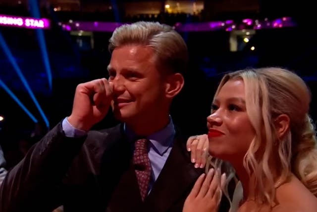 <p>Bobby Brazier’s National Television Award acceptance speech leaves dad Jeff Brazier in tears.</p>