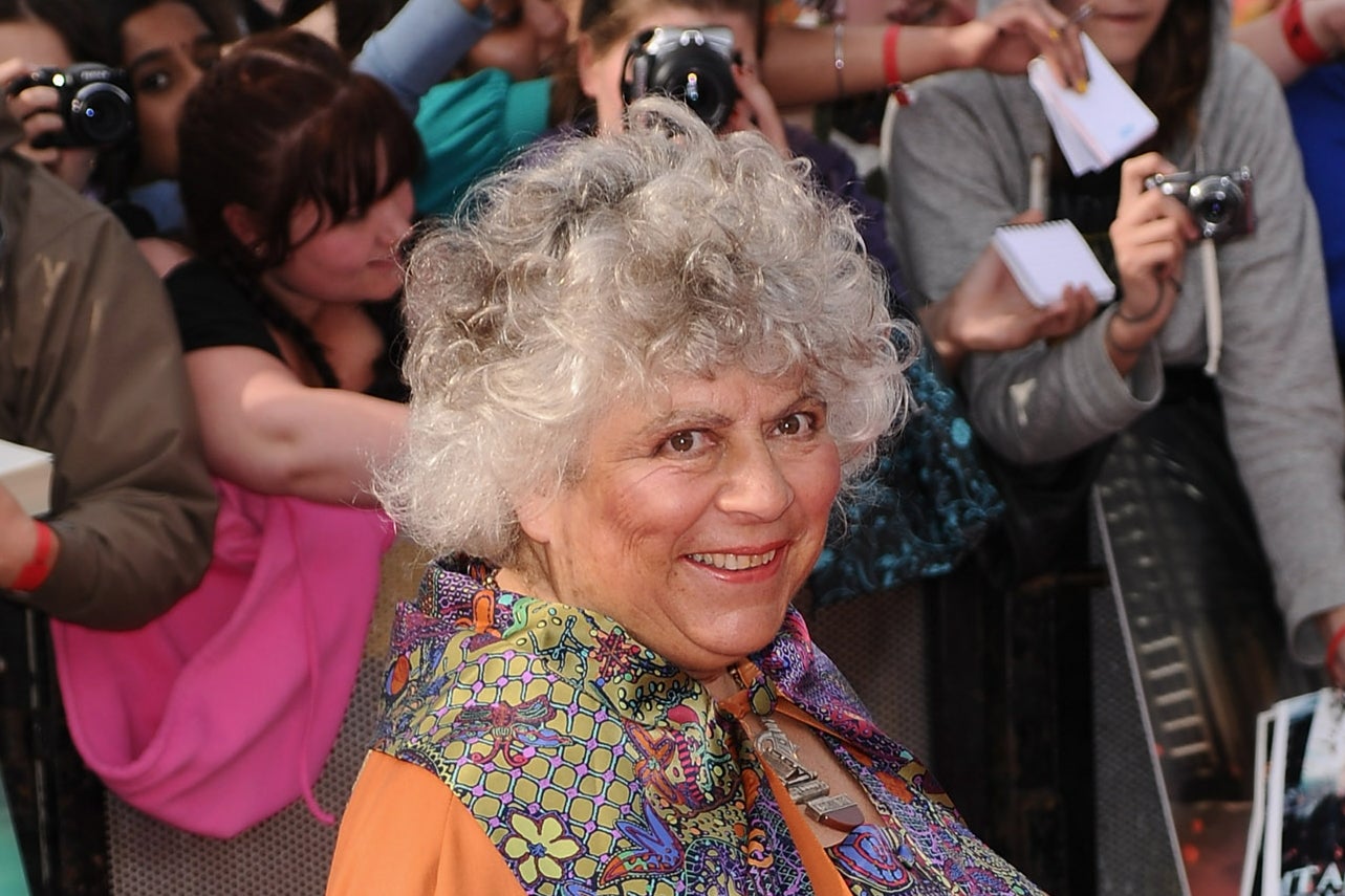 <p>Next to her habitual four-letter vocabulary, ‘naughty’ is a word Miriam Margolyes wears on her sleeve</p>