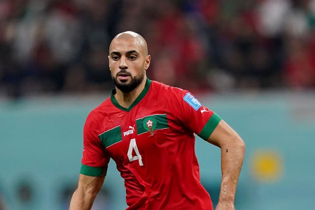 <p>Manchester United signing Sofyan Amrabat missing Morocco matches through injury </p>