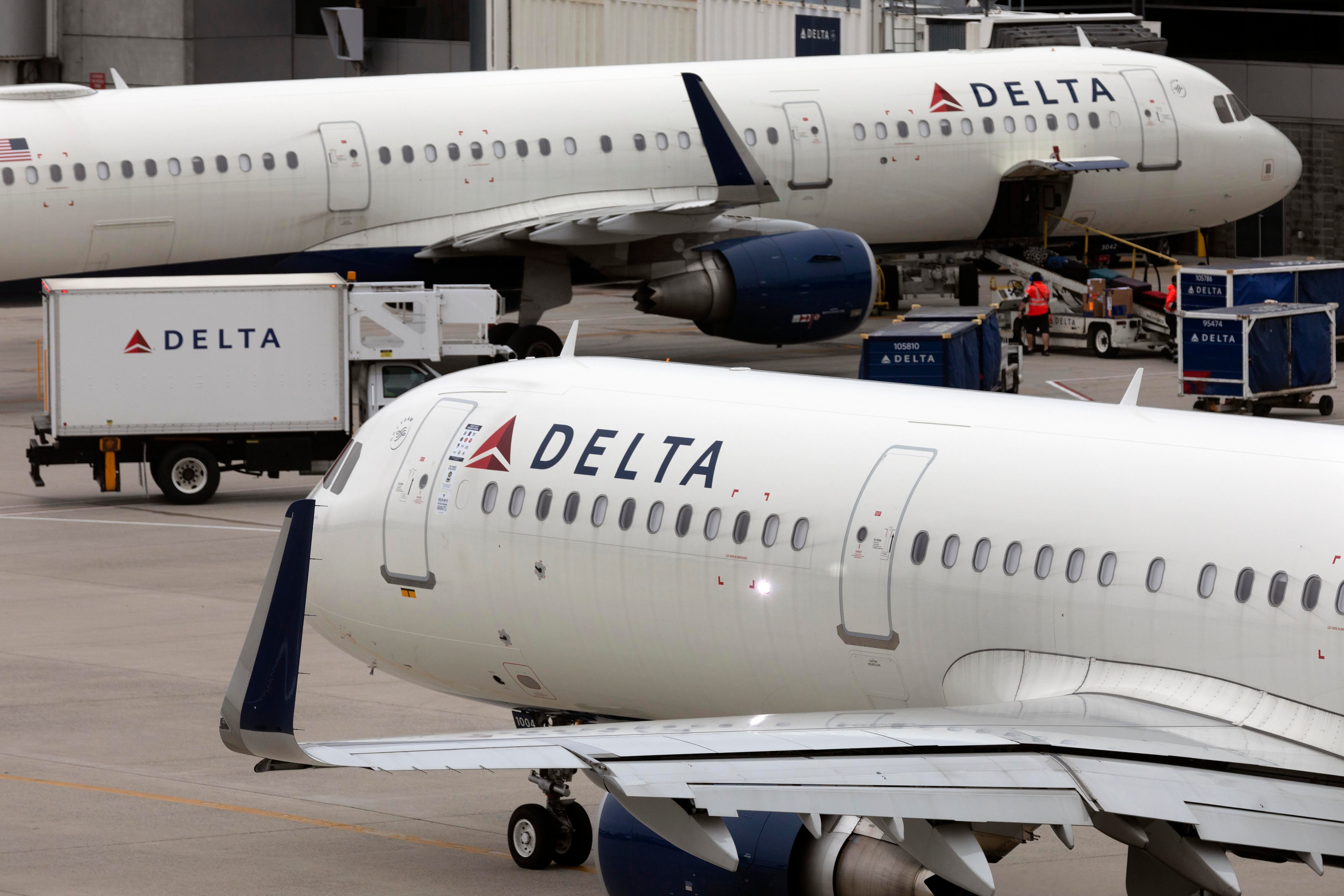 Delta Air Lines says planes serviced with parts with forged safety