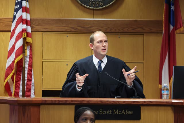 <p>Judge Scott McAfee </p>