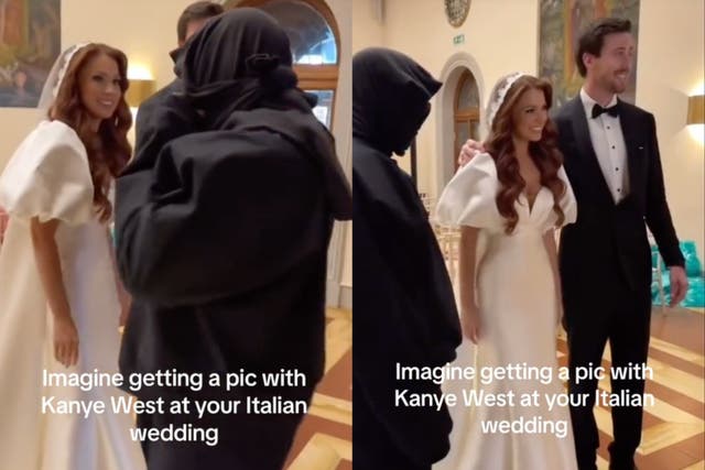 <p>Fans think viral video shows Kanye West crashing stranger’s wedding in Italy</p>