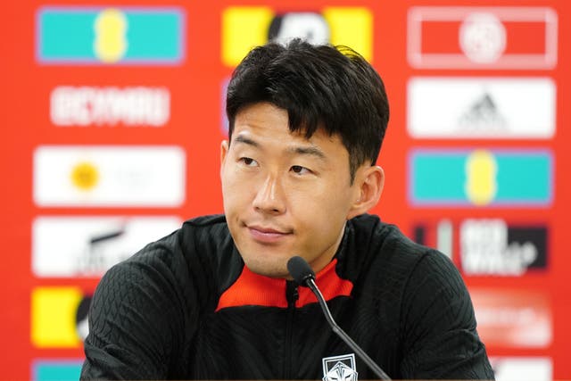 Tottenham captain Son Heung-min is looking forward to play with the club’s new signing Brennan Johnson (Zac Goodwin/.PA)