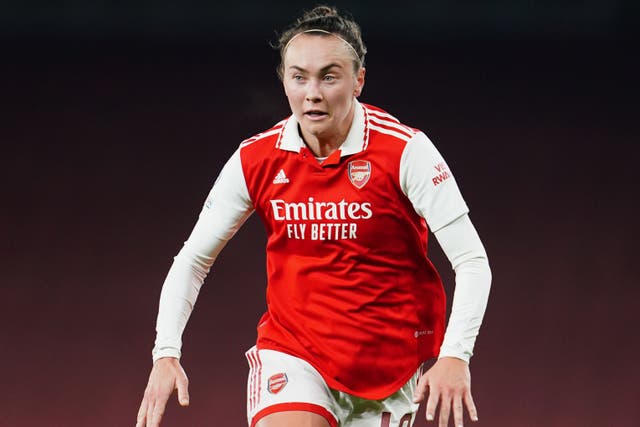 Caitlin Foord scored for Arsenal (Zac Goodwin/PA)