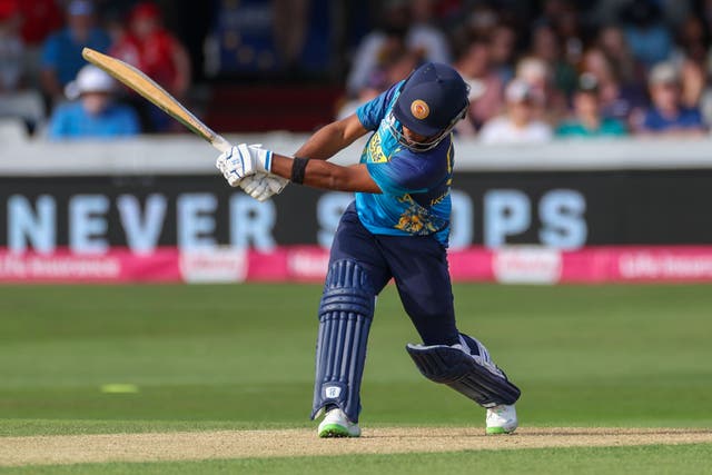 Chamari Athapaththu fired Sri Lanka to a first-ever white-ball series win over England (Bradley Collyer/PA)
