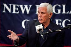 Pence rails against Trump's 'siren song of populism' as he tries to energize his 2024 campaign