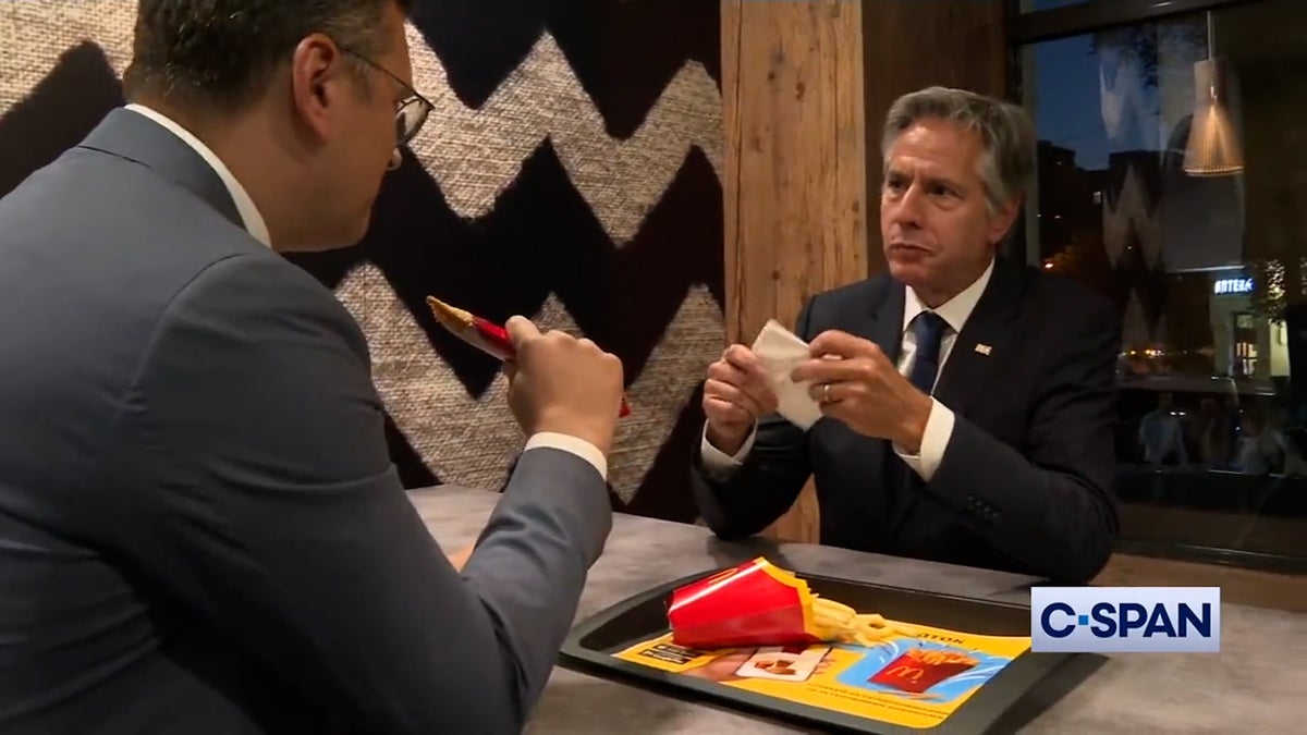 Secretary Blinkin shares McDonald’s with Ukraine’s foreign affairs minister