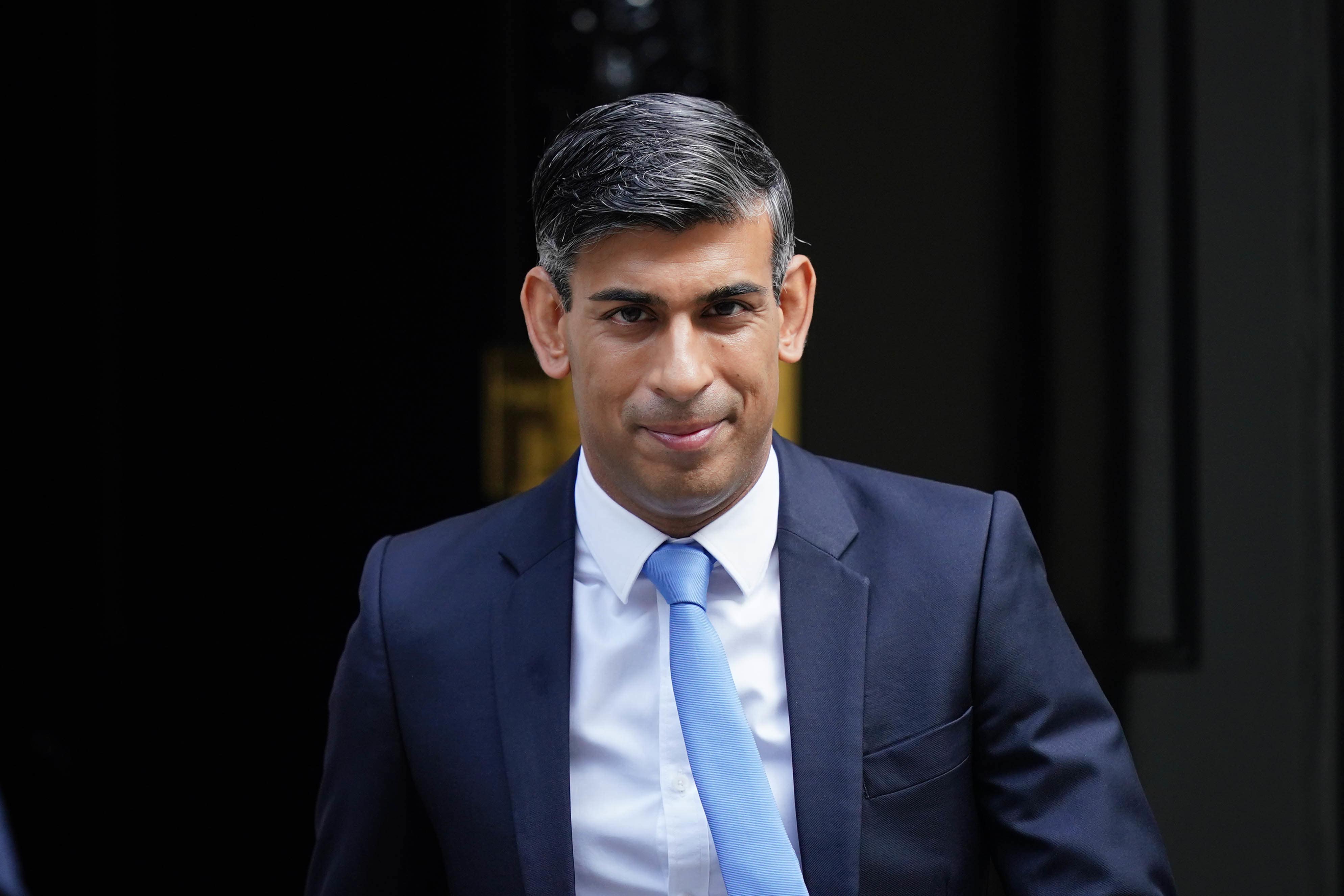 Prime Minister Rishi Sunak has denounced those pessimistic about the UK economy (Aaron Chown/PA)