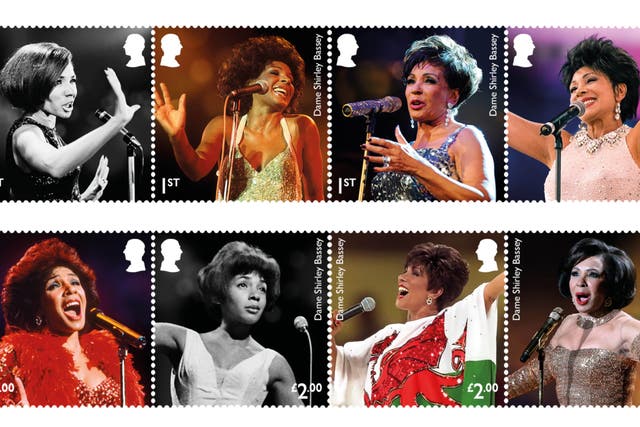 New stamps to mark Shirley Bassey’s career