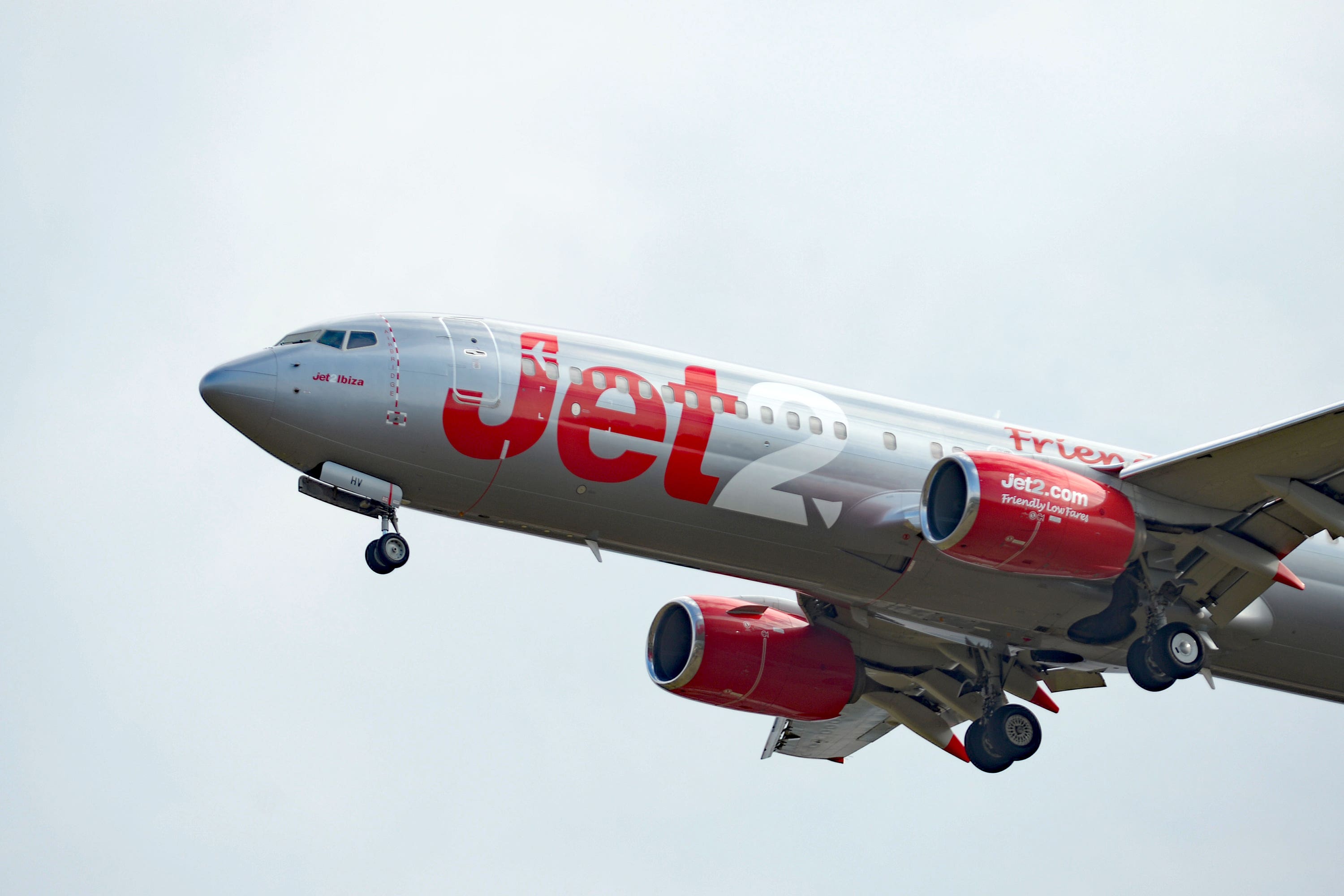 Holiday group Jet2 has revealed a hit of around £13 million from ‘significant’ disruption caused by the recent air traffic control (ATC) failure and wildfires across popular destination Rhodes (Nicholas T Ansell/PA)