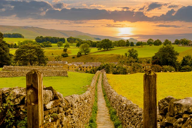 <p>Moors, valleys and chocolate-box villages make up the Yorkshire Dales National Park  </p>