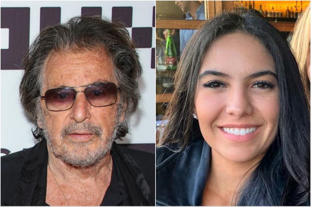 <p>Al Pacino and Noor Alfallah </p>