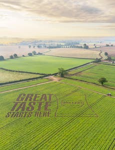 Walkers creates world’s biggest-ever ‘cropvert’ in British potato field