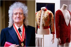 Brian May says Freddie Mercury auction is ‘too sad’ to think about as items sell for £12m