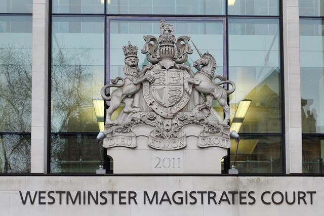 The officers appeared at Westminster Magistrates’ Court on Thursday (PA)