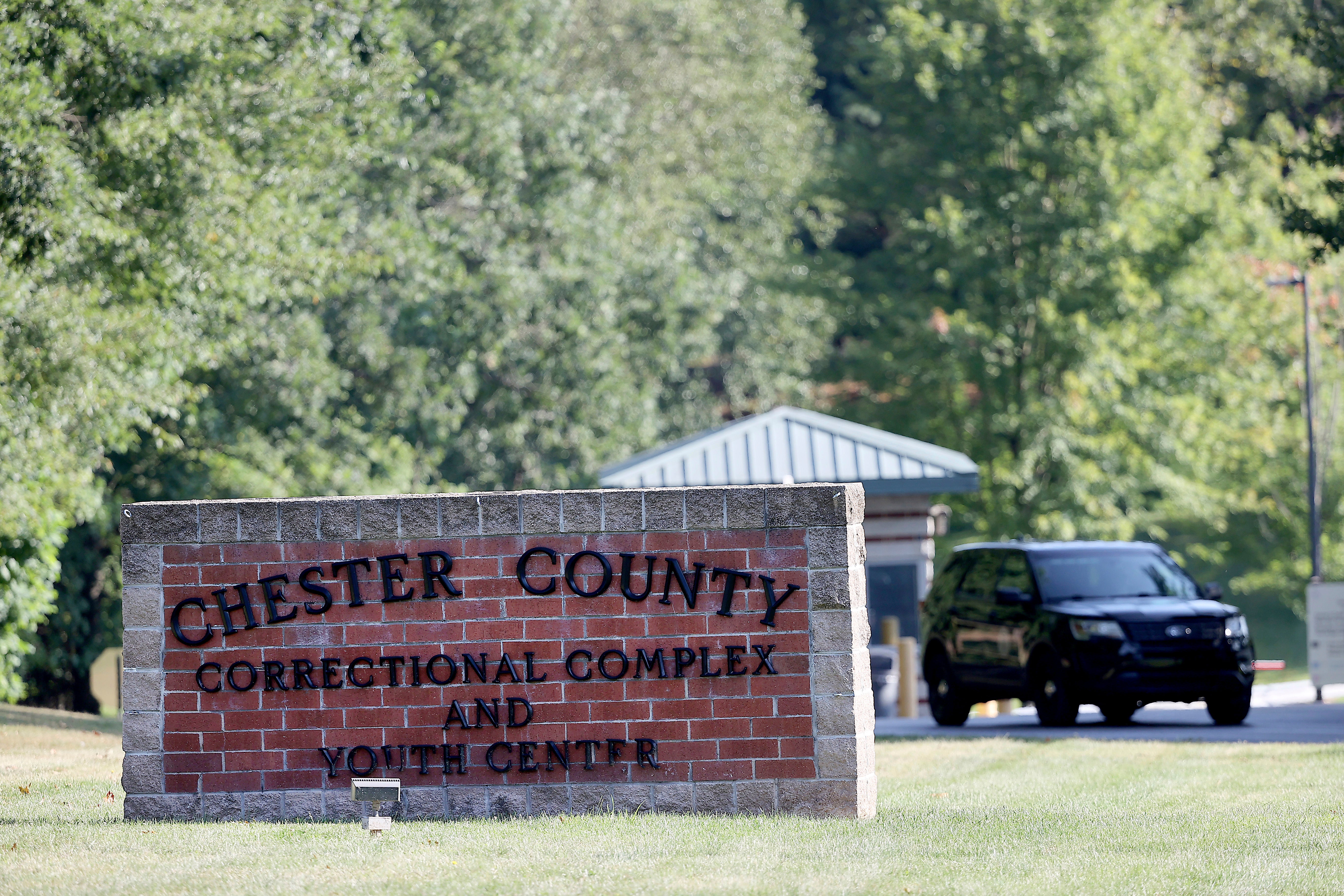 A prison officer at Chester County Prison has been placed on leave over the escape