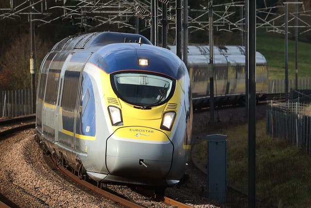 Eurostar has recorded a near-30% increase in bookings for travel from London St Pancras to France during the Rugby World Cup (Gareth Fuller/PA)