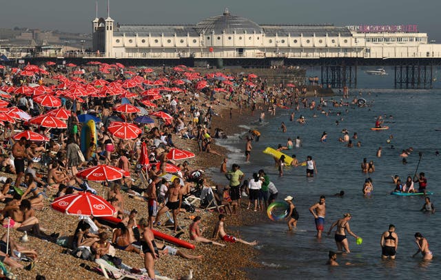 <p>The UK is set for a fleeting spell of hot weather this week </p>